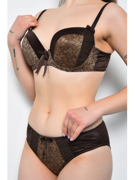 Комплект женский коричневого цвета чашка D Р9208 171235C Комплект женский коричневого цвета чашка D Р9208 171235C