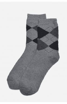 Шкарпетки чоловічі махрові сірого кольору розмір 40-45 775 171272C