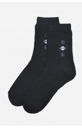 Шкарпетки чоловічі махрові чорного кольору розмір 40-45 776 171276C