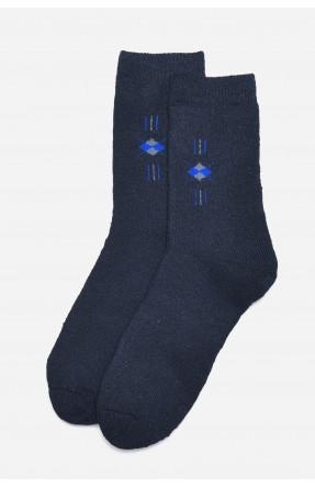 Шкарпетки чоловічі махрові синього кольору розмір 40-45 776 171278C
