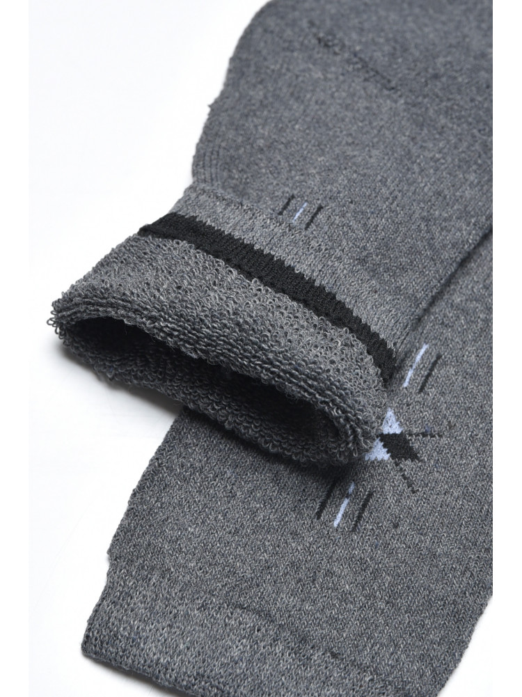 Носки махровые мужские серого цвета размер 40-45 776 171279C