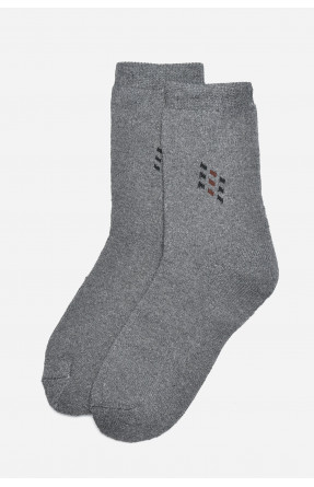 Носки махровые мужские серого цвета размер 42-48 106 171290C