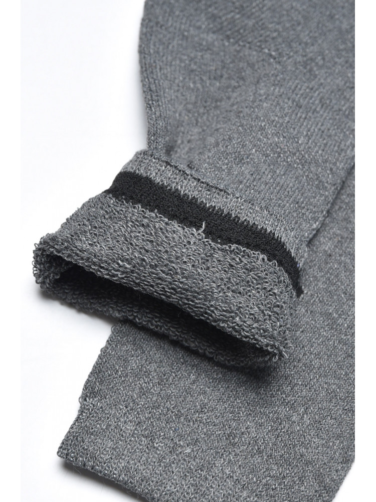 Шкарпетки чоловічі махрові сірого кольору розмір 42-48 106 171290C