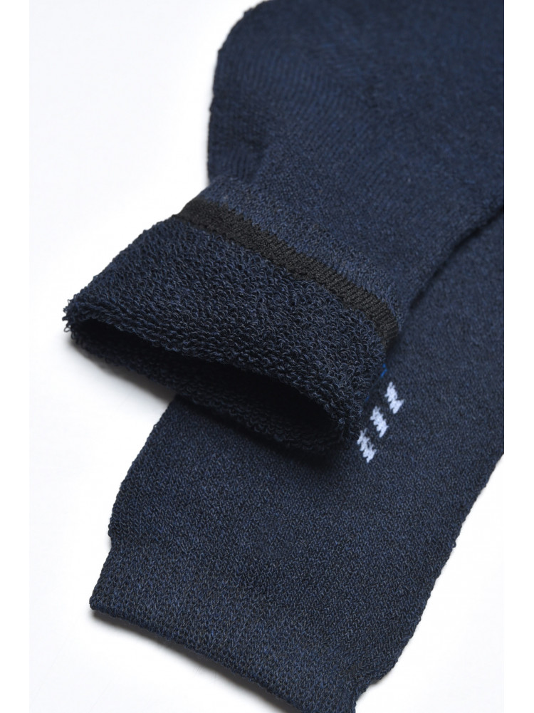 Шкарпетки чоловічі махрові синього кольору розмір 42-48 106 171291C