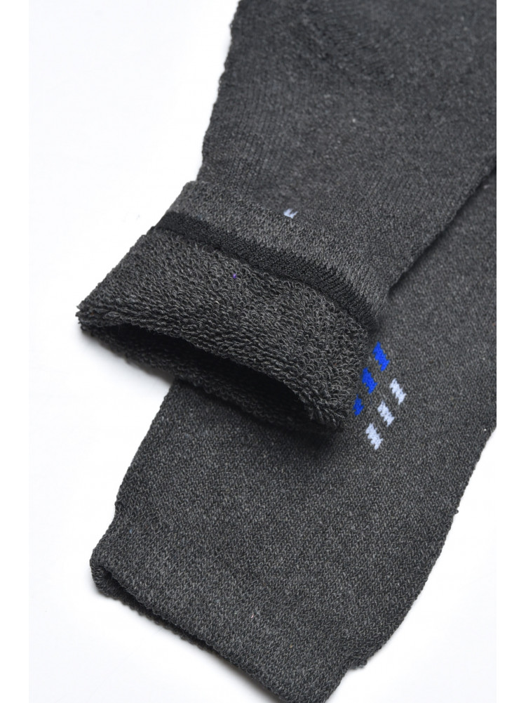 Носки махровые мужские темно-серого цвета размер 42-48 106 171292C