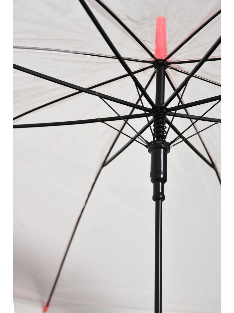 Зонт детский полуавтомат трость розового цвета 171299C