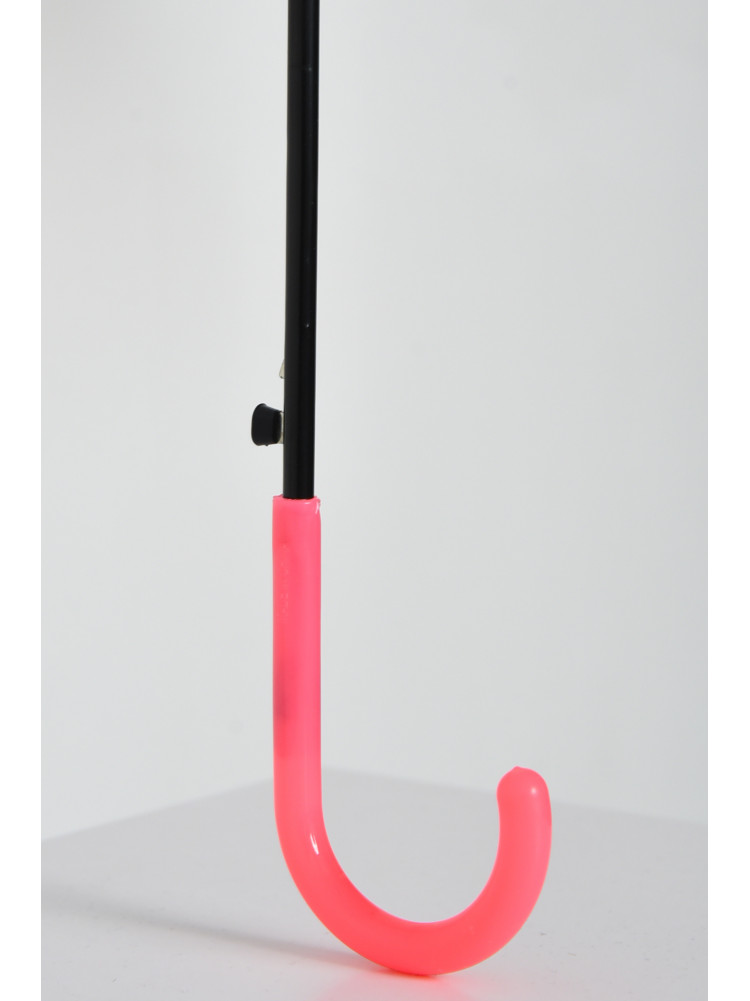 Парасолька дитяча напівавтомат тростина рожевого кольору 171299C