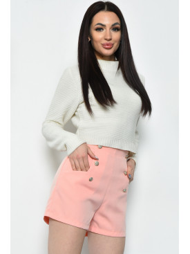 Шорты женские персикового цвета 1458 171331C