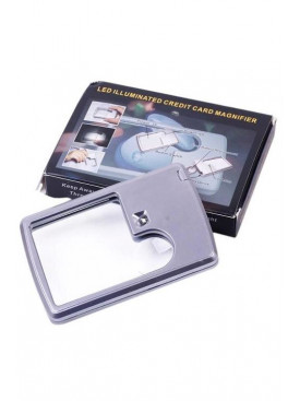 Карманная лупа Anex Magnifier Card с подсветкой 171415C