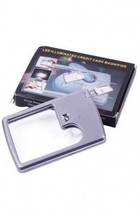Карманная лупа Anex Magnifier Card с подсветкой 171415C