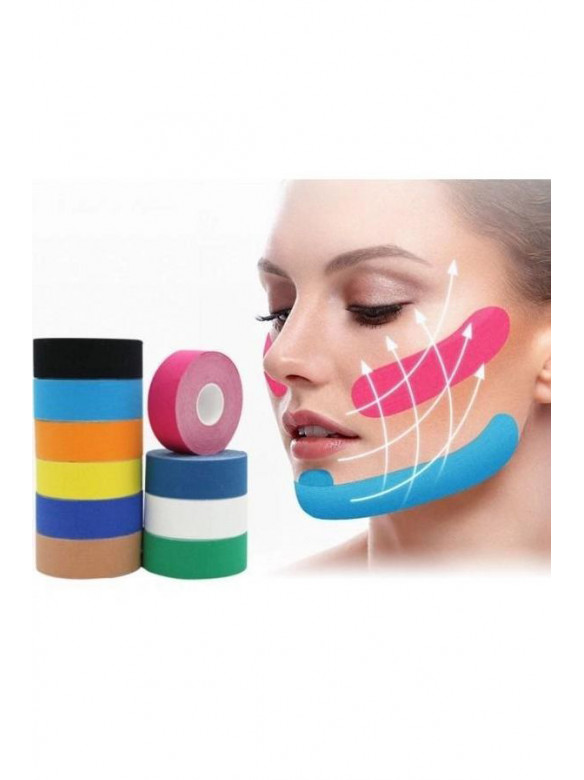 Хлопковый Кинезио тейп для лица BB FACE PACK 2,5 см х 5 м 171440C
