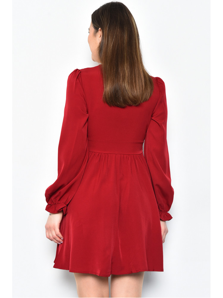 Платье женское шифоновое красного цвета 8318 171595C