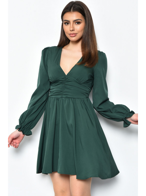 Сукня жіноча шифонова зеленого кольору 8318 171599C
