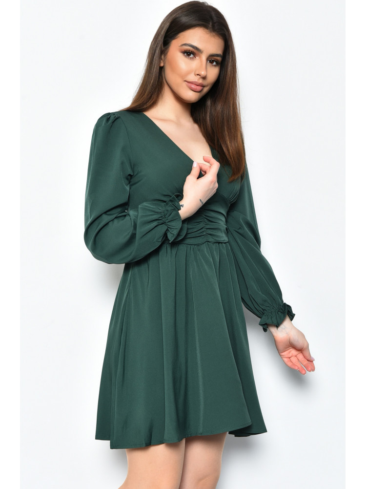 Платье женское шифоновое зеленого цвета 8318 171599C