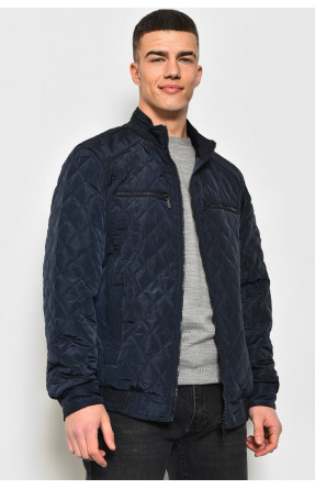 Куртка чоловiча демicезонна темно-синього кольору 1525-В 171927C