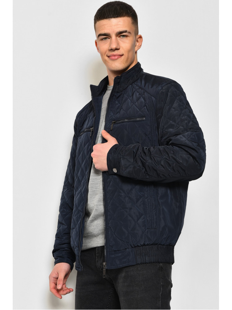 Куртка мужская демисезонная темно-синего цвета 1525-В 171927C