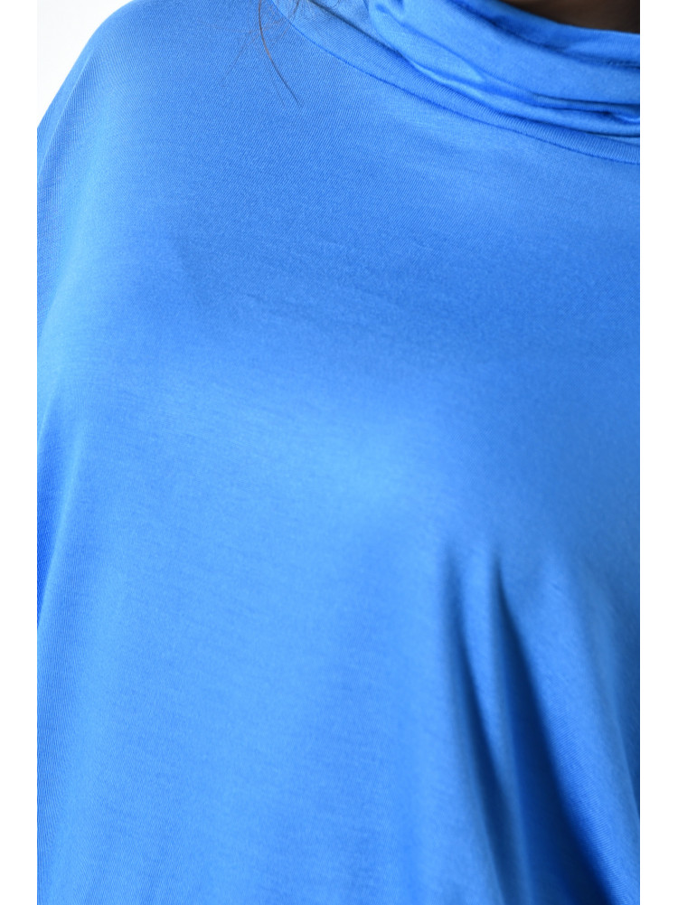 Туника женская полубатальная  голубого цвета 0577 172132C