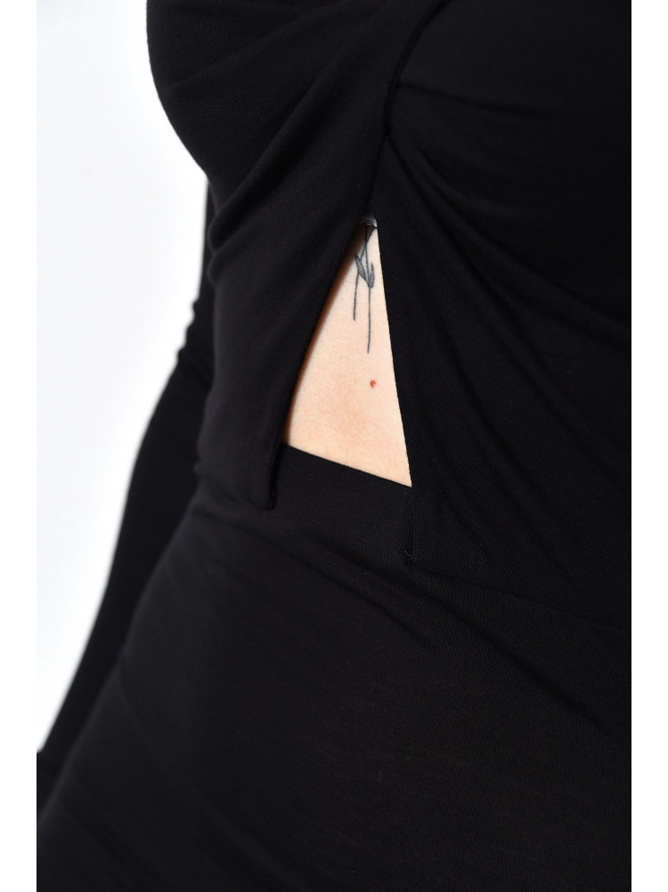 Сукня жіноча однотонна чорного кольору 0731 172150C