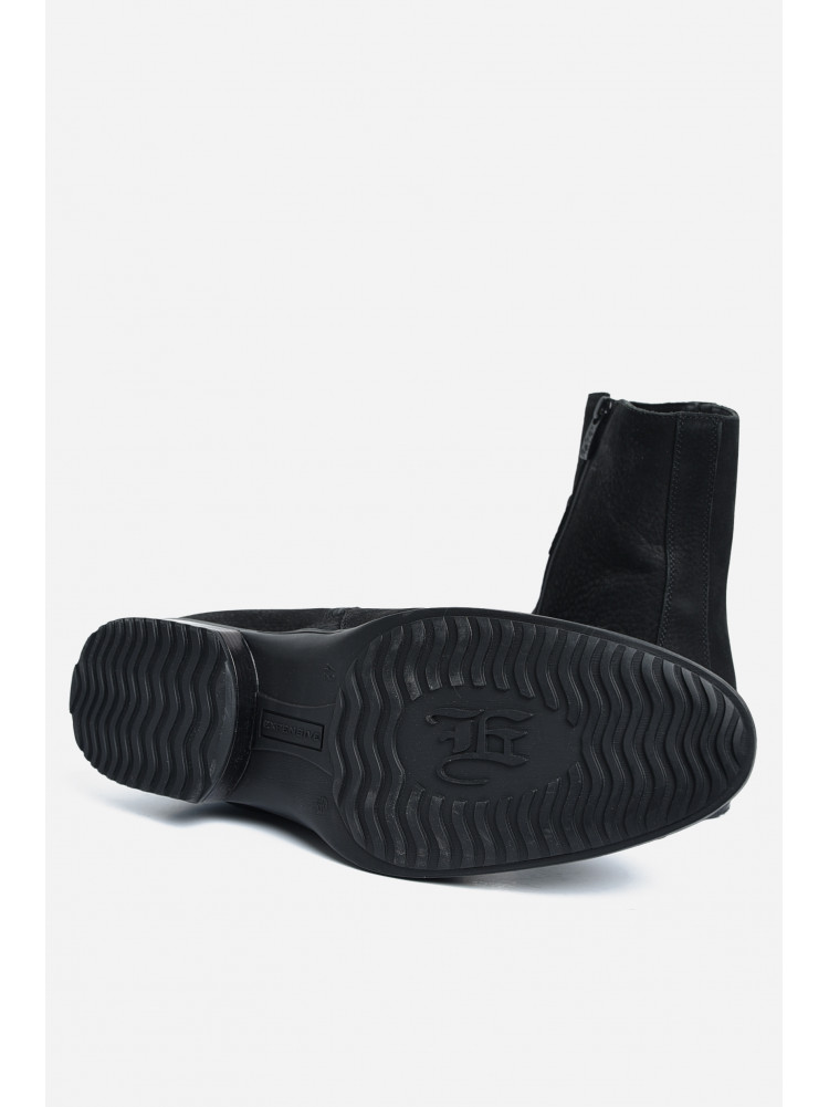 Ботинки мужские зимние на меху черного цвета 172246C