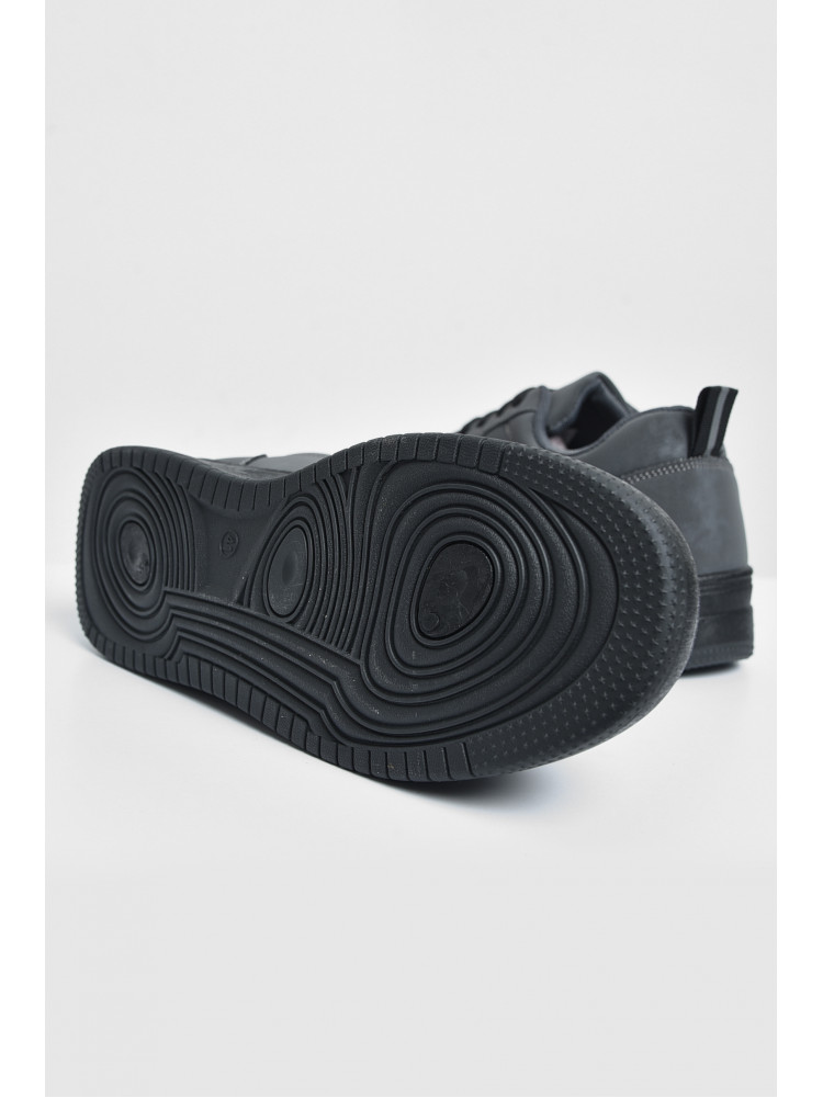 Кросівки чоловічі сірого кольору на шнурівці YB10507-2 172332C