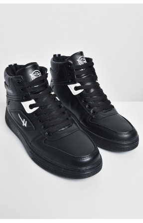 Кроссовки мужские черного цвета на шнуровке YB0310-5 172358C