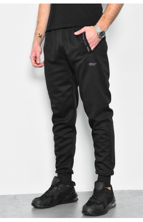 Спортивные штаны мужские черного цвета 1403-2 172419C
