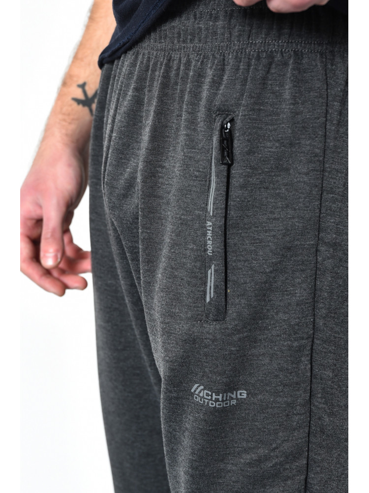 Спортивные штаны мужские темно-серого цвета 1403-2 172423C