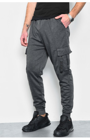Спортивные штаны мужские темно-серого цвета 1404-2 172432C