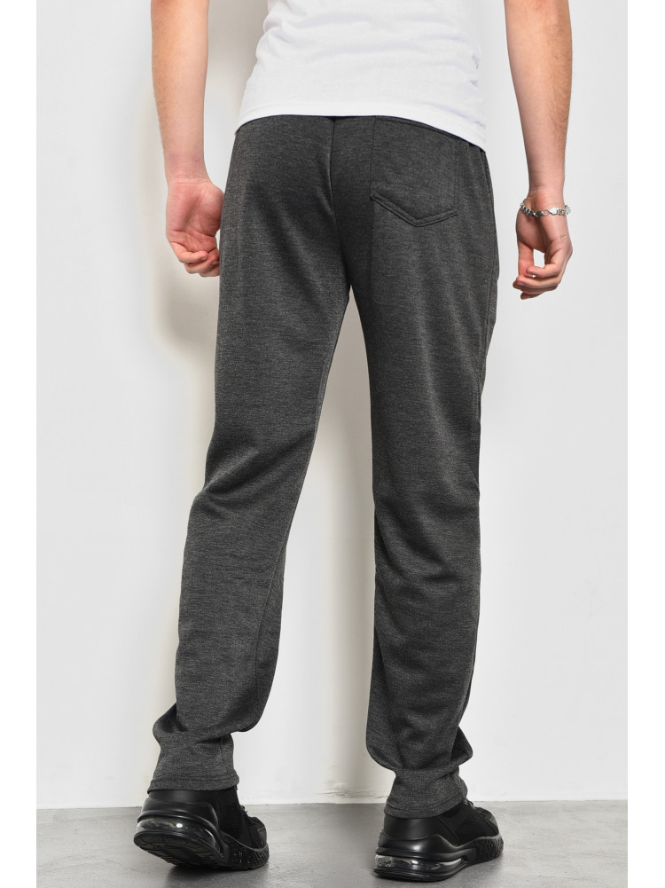 Спортивные штаны мужские темно-серого цвета 7103 172582C