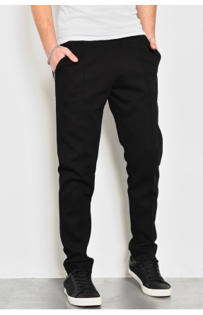 Спортивні штани чоловічі чорного кольору 722-01 172684C
