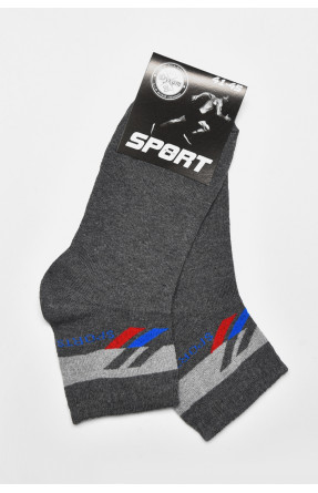 Шкарпетки чоловічі спортивні сірого кольору розмір 41-45 541 172729C