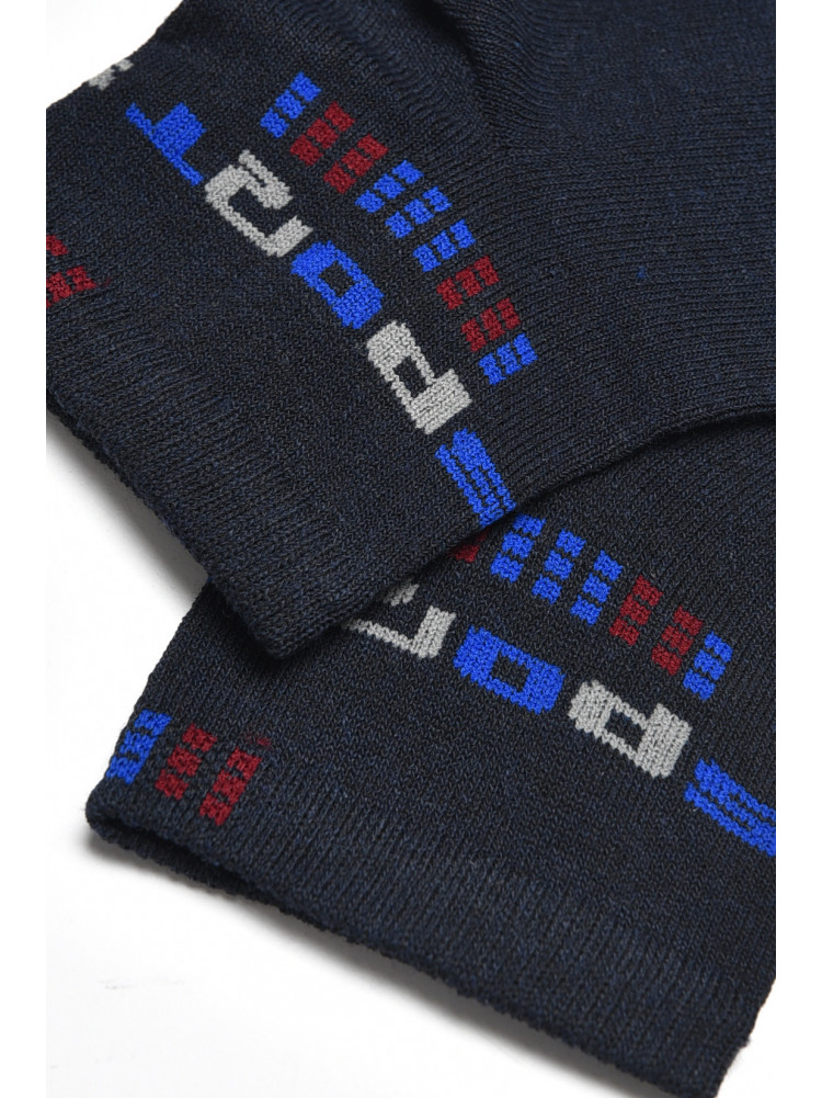 Шкарпетки чоловічі спортивні темно-синього кольору розмір 41-45 535 172743C