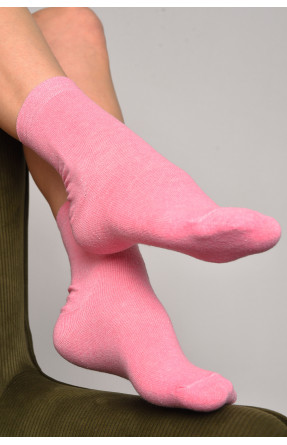 Шкарпетки жіночі демісезонні темно-рожевого кольору розмір 35-41 005 172784C