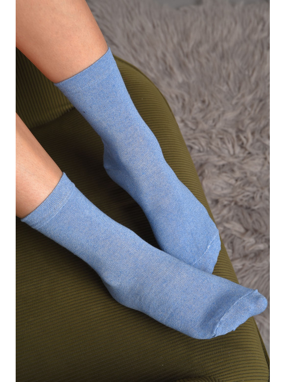 Шкарпетки жіночі демісезонні блакитного кольору розмір 35-41 005 172788C