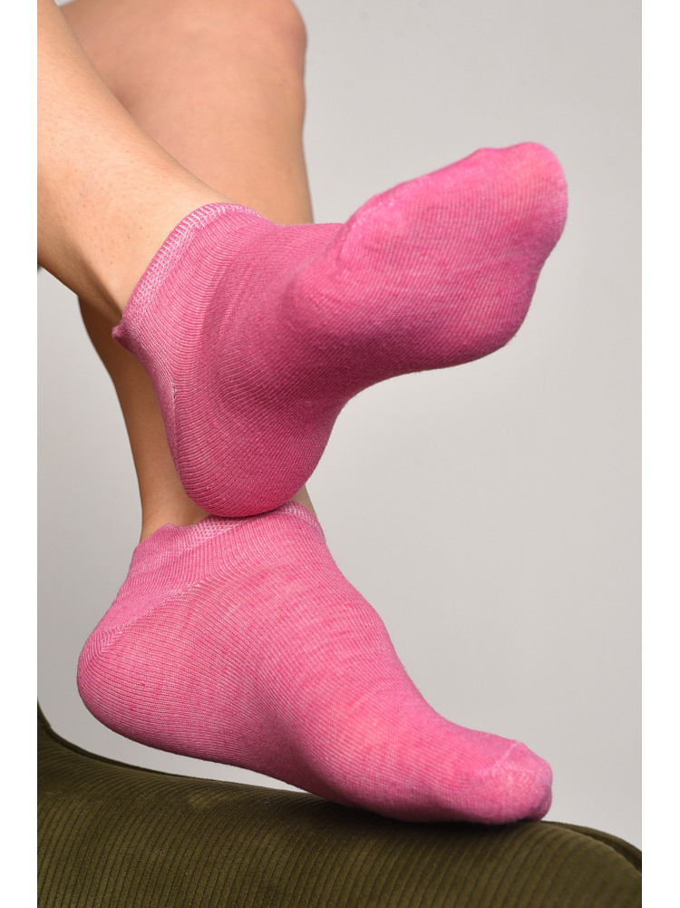 Шкарпетки жіночі спортивні темно-рожевого кольору розмір 36-40 235 172835C