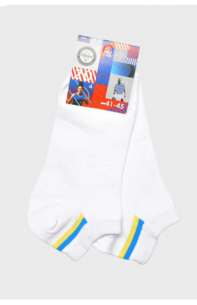 Шкарпетки чоловічі спортивні білого кольору розмір 41-45 620 172841C
