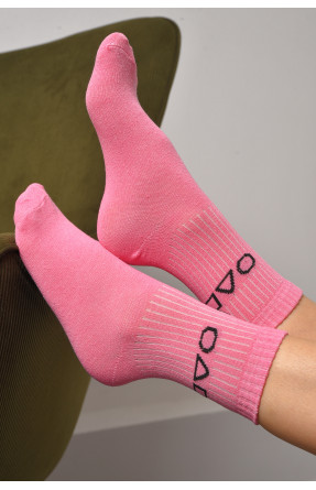 Шкарпетки жіночі демісезонні рожевого кольору розмір 36-40 584 172852C