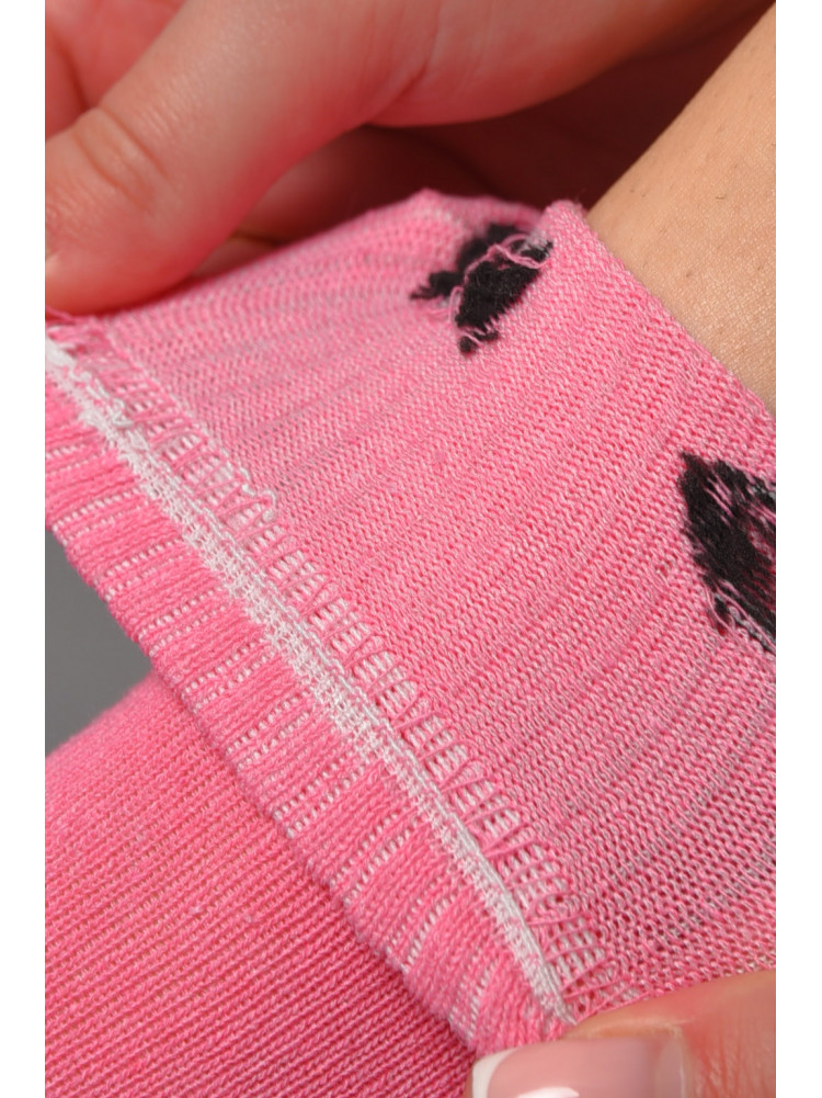 Носки женские демисезонные розового цвета размер 36-40 584 172852C