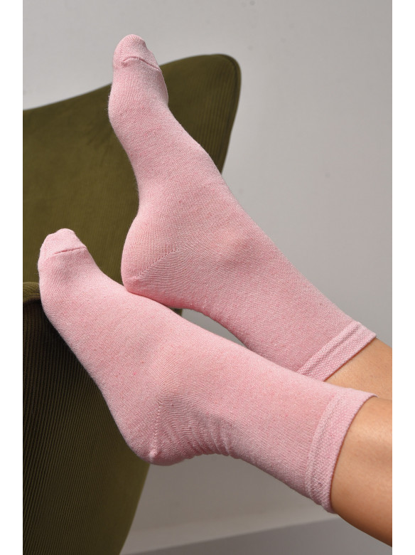 Шкарпетки жіночі демісезонні рожевого кольору розмір 36-40 005 172864C
