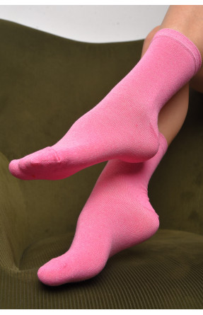 Шкарпетки жіночі демісезонні рожевого кольору розмір 36-40 005 172866C