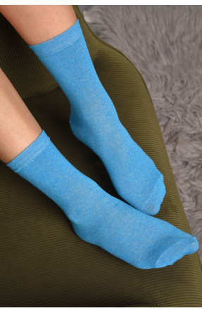 Шкарпетки жіночі демісезонні блакитного кольору розмір 36-40 005 172867C