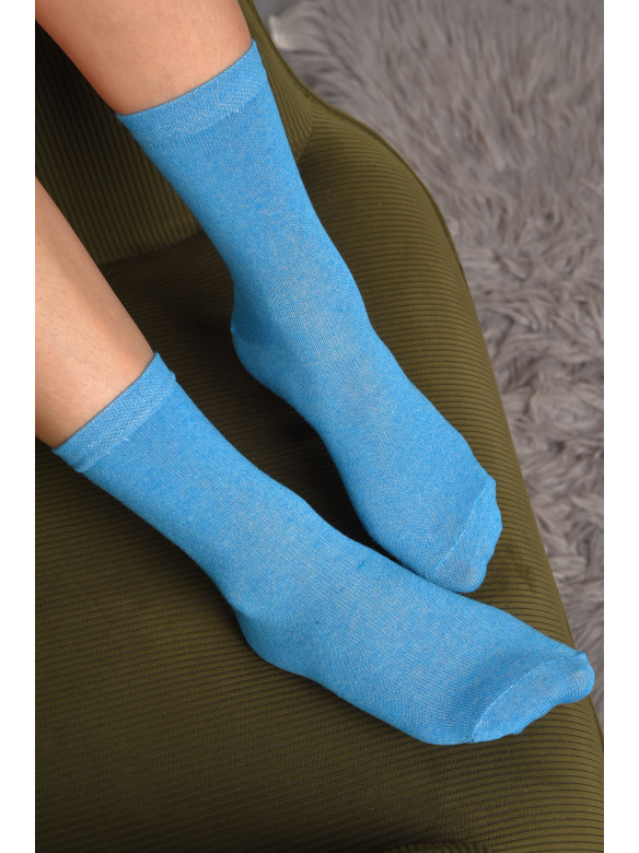 Шкарпетки жіночі демісезонні блакитного кольору розмір 36-40 005 172867C