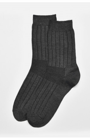 Носки мужские демисезонные темно-серого цвета размер 41-47 F515 172869C