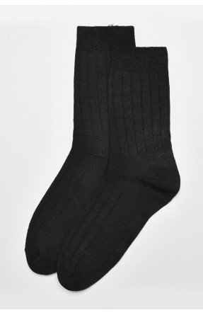 Шкарпетки чоловічі демісезонні чорного кольору розмір 41-47 F515 172871C