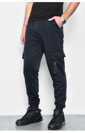 Спортивные штаны мужские темно-синего цвета 1404-2 172906C