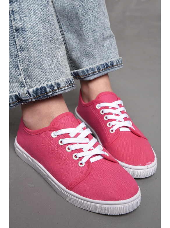 Мокасини жіночі рожевого кольору на шнурівці 2341 172969C