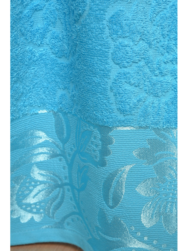 Полотенце банное махровое голубого цвета 173123C