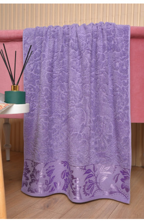 Рушник банний махровий фіолетового кольору 173138C