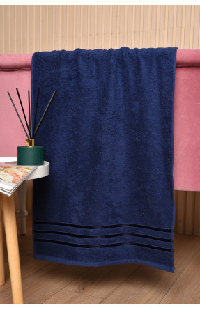 Полотенце для лица махровое темно-синего цвета 173147C