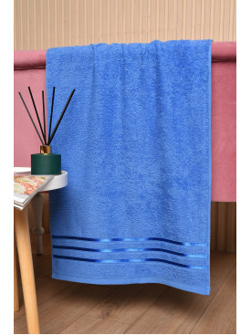 Полотенце для лица махровое синего цвета 173150C Полотенце для лица махровое синего цвета 173150C